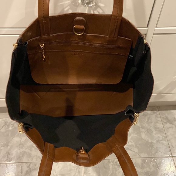 Sorial New York Cognac Tan Tote Bag - Picture 4 of 8